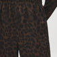 Bison Animal Print Satin PJ Set - Fabric Detail - Suzy Shier