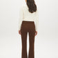 Bison Corduroy Flare Leg Pants - Back View - Suzy Shier