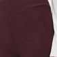 Winetasting Faux Suede Slim Leg Pull-On Pant - Close-up Fabric Detail - Suzy Shier