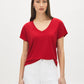 V-Neck Dolman Sleeve T-Shirt