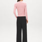 Zephyr Cable Knit Crew Neck Sweater - Back View - Suzy Shier