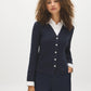 MG Grey Mix Twofer Cable Knit V-Neck Cardigan - Front View - Suzy Shier