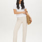 Wind Chime Straight Leg Colored Denim Pants - Woman Wearing Classic Five-Pocket Jeans - Suzy Shier