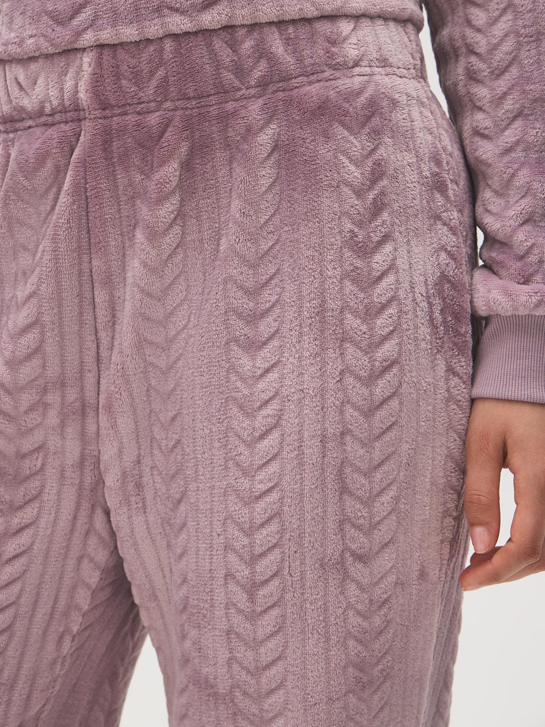 Lalic Braid Pattern PJ Set - Fabric Detail - Suzy Shier