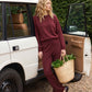 Cloud Fleece Wide-Leg Pants