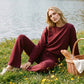 Cloud Fleece Drop Shoulder Top