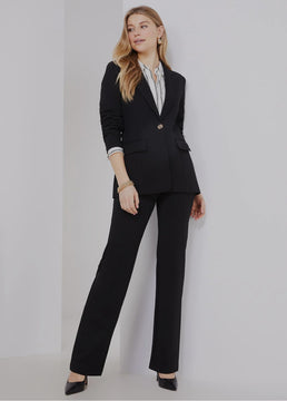 Womens High Waist Slim Fit Suit Trousers Business Formal Dress Cropped Pants  New